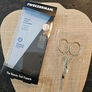 Tweezerman Stainless Steel Facial Hair Scissors